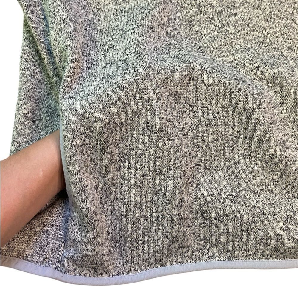 Eddie Bauer Heather Grey Quarter Snap Pullover - Picture 2 of 9